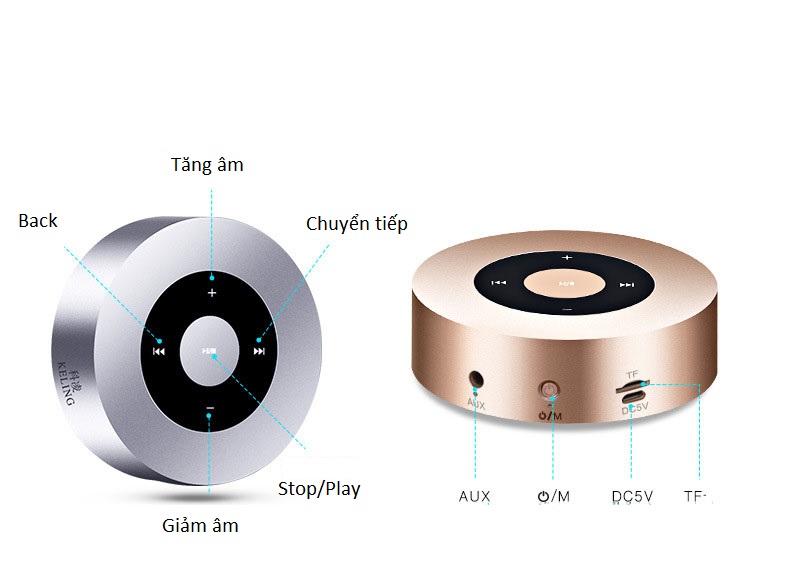 Loa Bluetooth Keling A8 - Cảm ứng thông minh