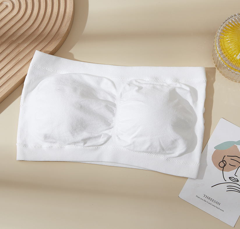 Áo bra không dây - áo cúp ngực mút mỏng chất cotton co dãn mybikini b7735