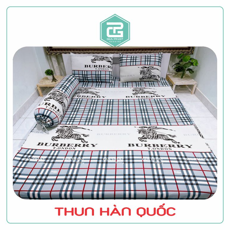 Bộ ga giường thun lạnh hàn quốc 4 món