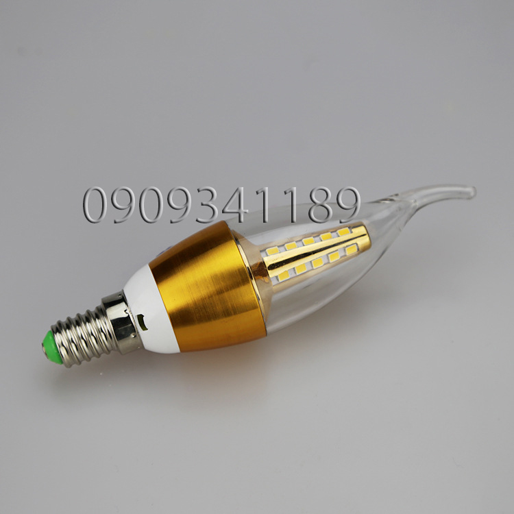 [HCM]Bóng đèn led nến 5W- ánh sáng Vàng E14
