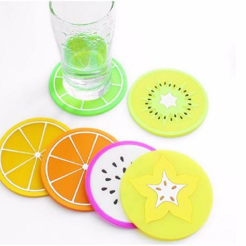 Set 5 miếng lót cốc hình hoa quả hap2222