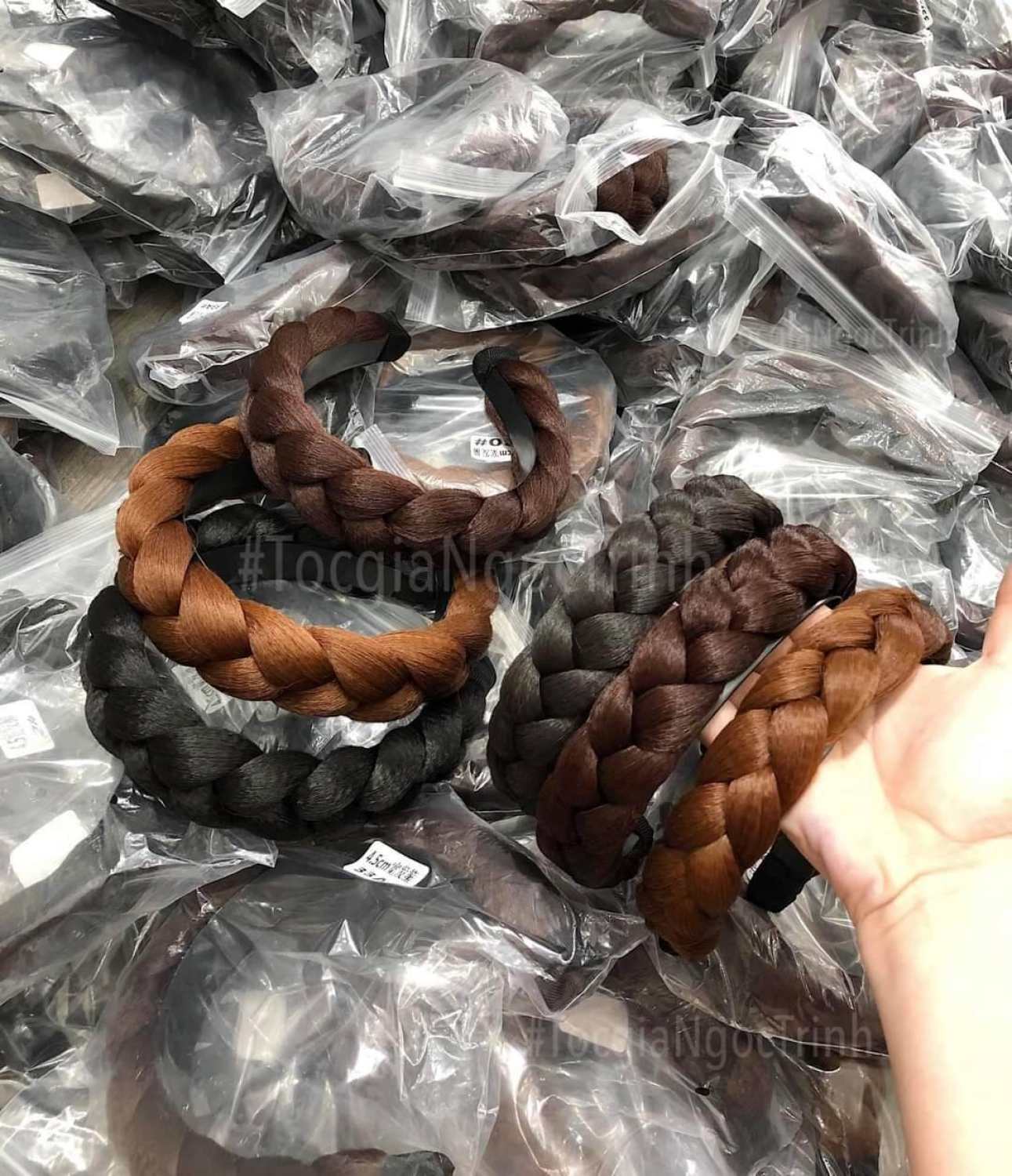 Tóc cài bính phồng 5cm...3cm..2cm