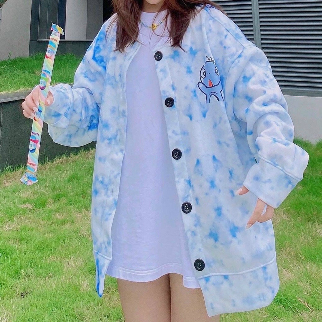 ÁO KHOÁC CARDIGAN NỮ LOANG MÀU IN THỎ SIÊU QUẬY CỰC ĐẸP, CHẤT VẢI PE DÀY DẶN CHỐNG NẮNG NÓNG KHÓI BỤI