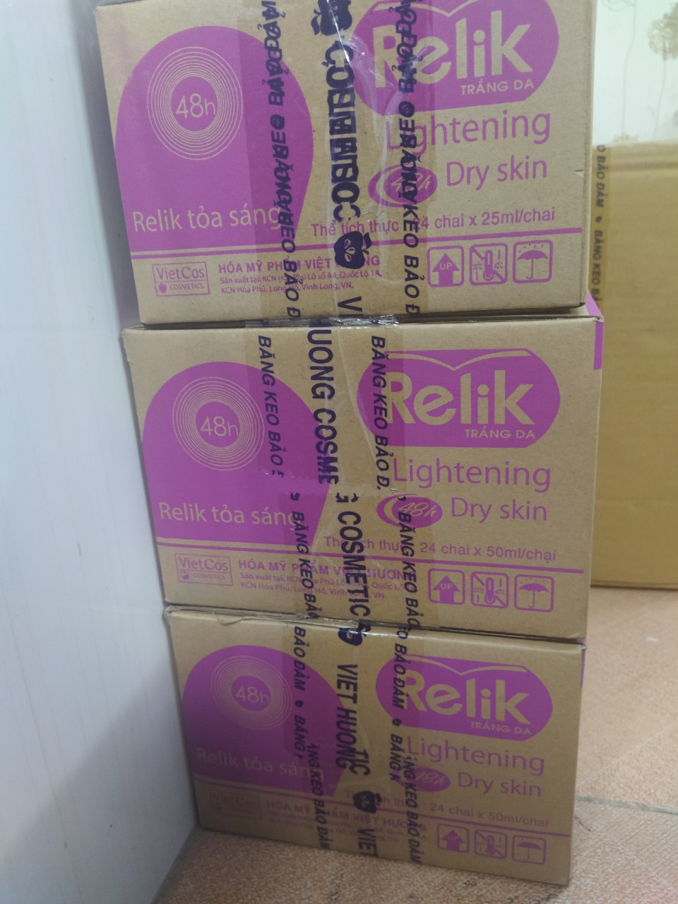 [HCM]Combo 2 chai lăn Lớn khử mùi Relik Hồng 50ml (tổng 100ml)