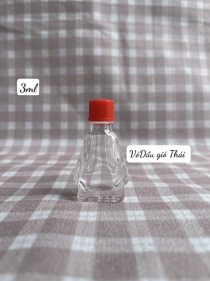 Vỏ chai dầu gió Thái 3ml/7ml
