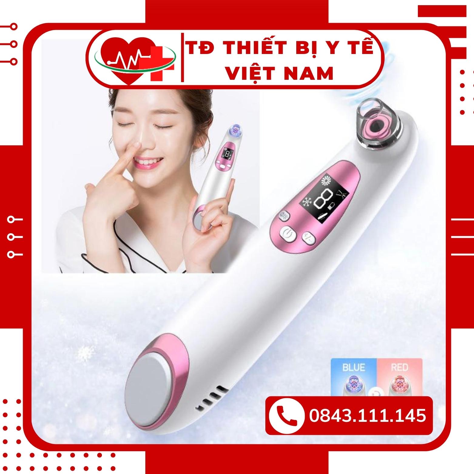 Máy hút mụn cầm tay, hút mụn đầu đen, mụn cám chính hãng lescolton ls-021