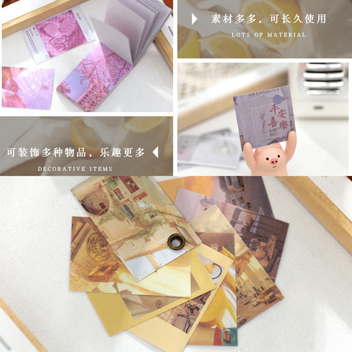 Cuốn 50 miếng sticker mẫu ảnh chụp cuộc sống