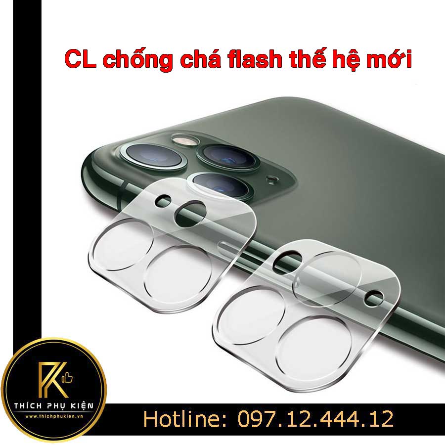 Kính Cường Lực Camera iPhone 11/ iPhone 11 Pro/ iPhone 11 Pro Max - Full Cam