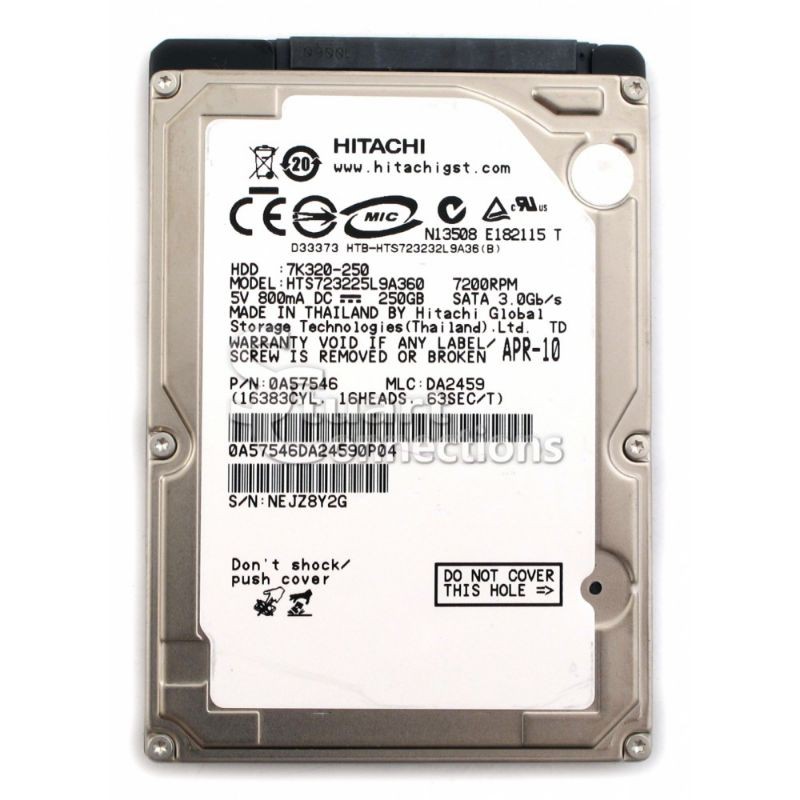 Ổ cứng laptop HDD 250GB bóc máy