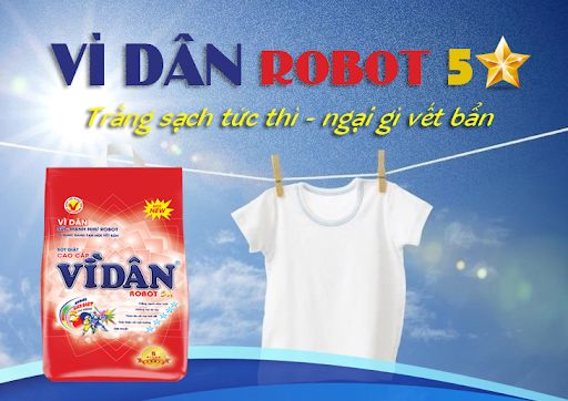Bột Giặt Vì Dân 2kg2 tiết kiệm 10k