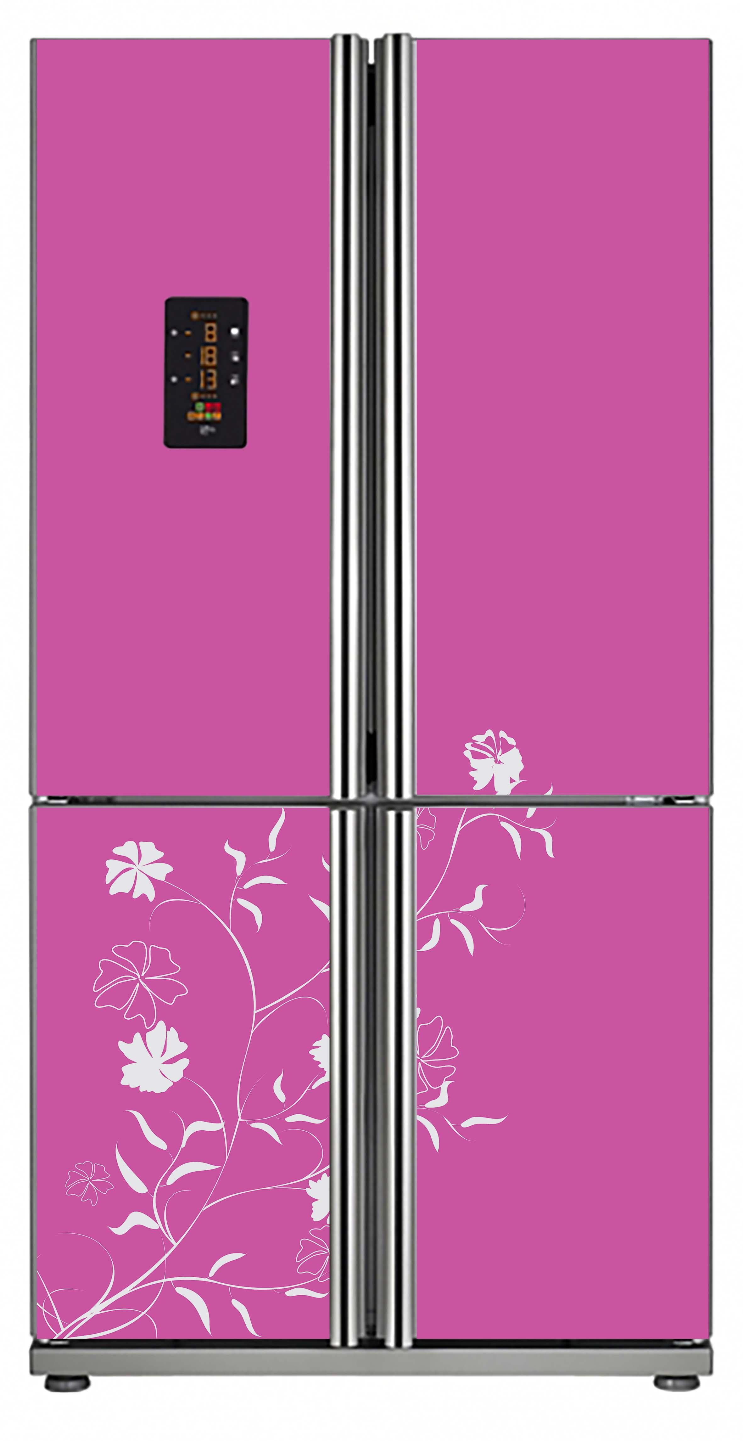 [HCM]Decal dán tủ lạnh 4 cánh