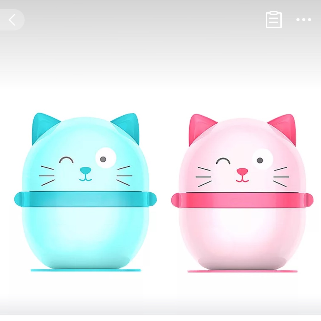 (Có video) Bộ chế biến ăn dặm kiểu nhật hình mèo