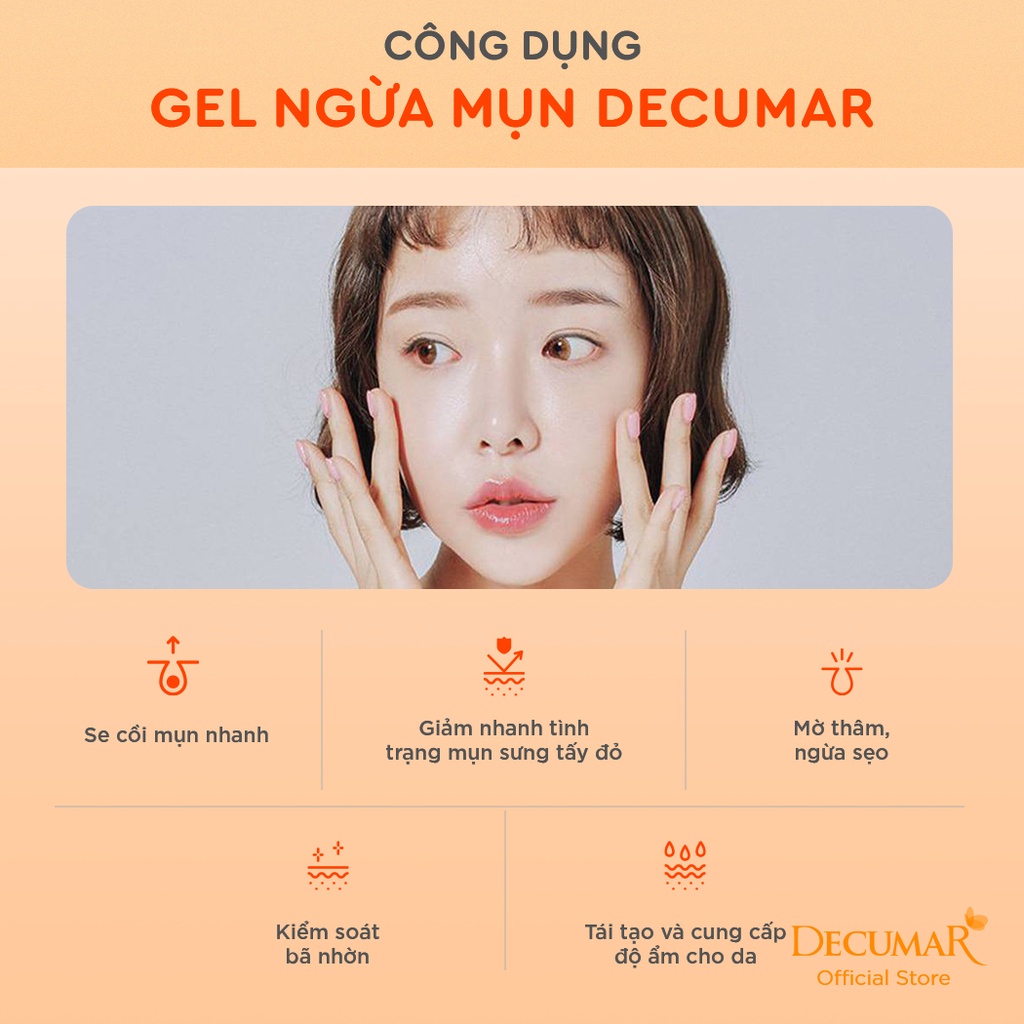 Gel ngừa mụn Nano Decumar Advanced 20g - ngochancosmetics