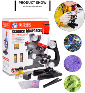 Kính Hiển Vi Trẻ Em Science Microscope Phóng Đại 1200X Kèm Phụ Kiện Tiêu thumbnail