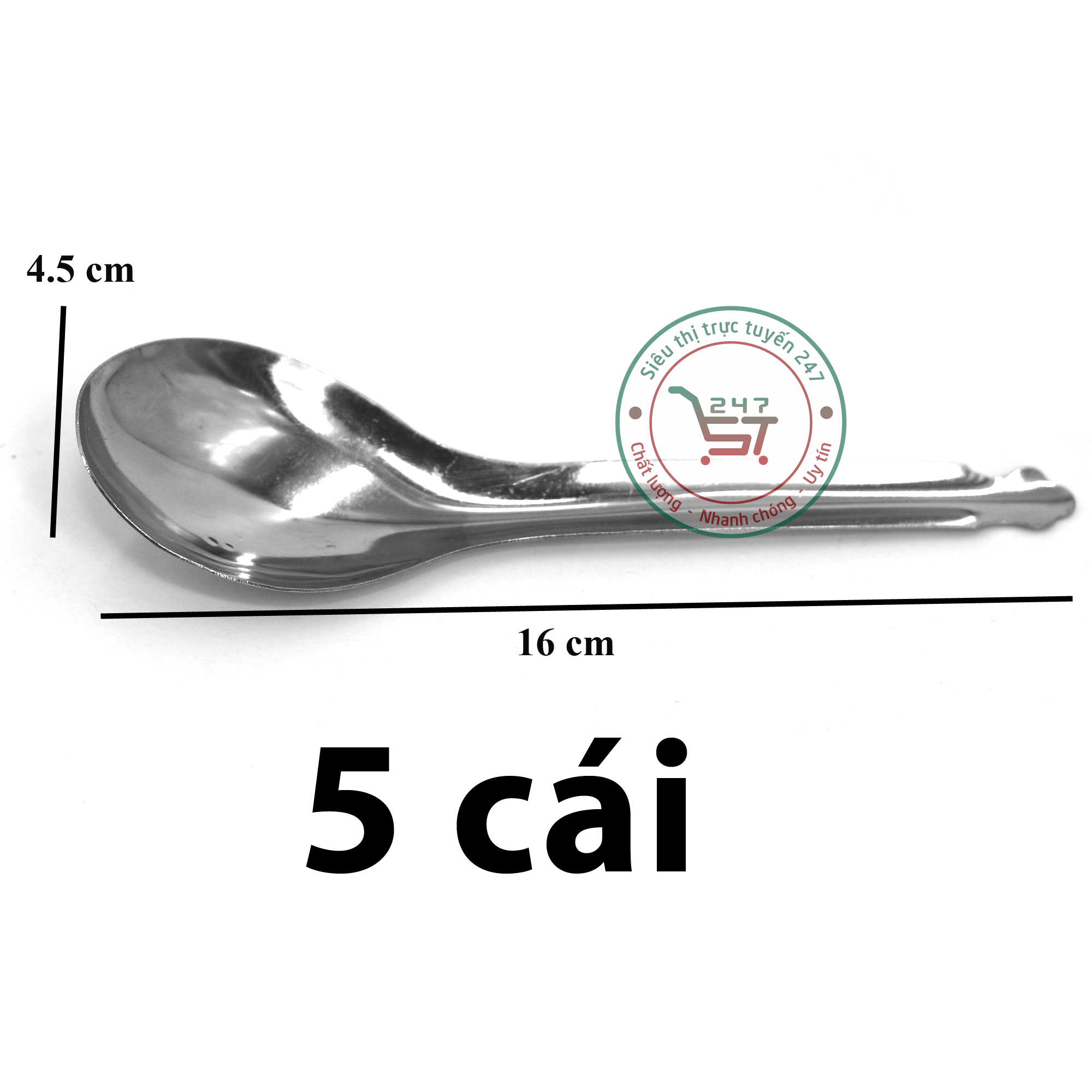 Muỗng canh bầu inox Thìa ăn cơm bằng inox sạch sẽ là đồ dùng bàn ăn tiện lợi với giá tốt cho chị em nội trợ