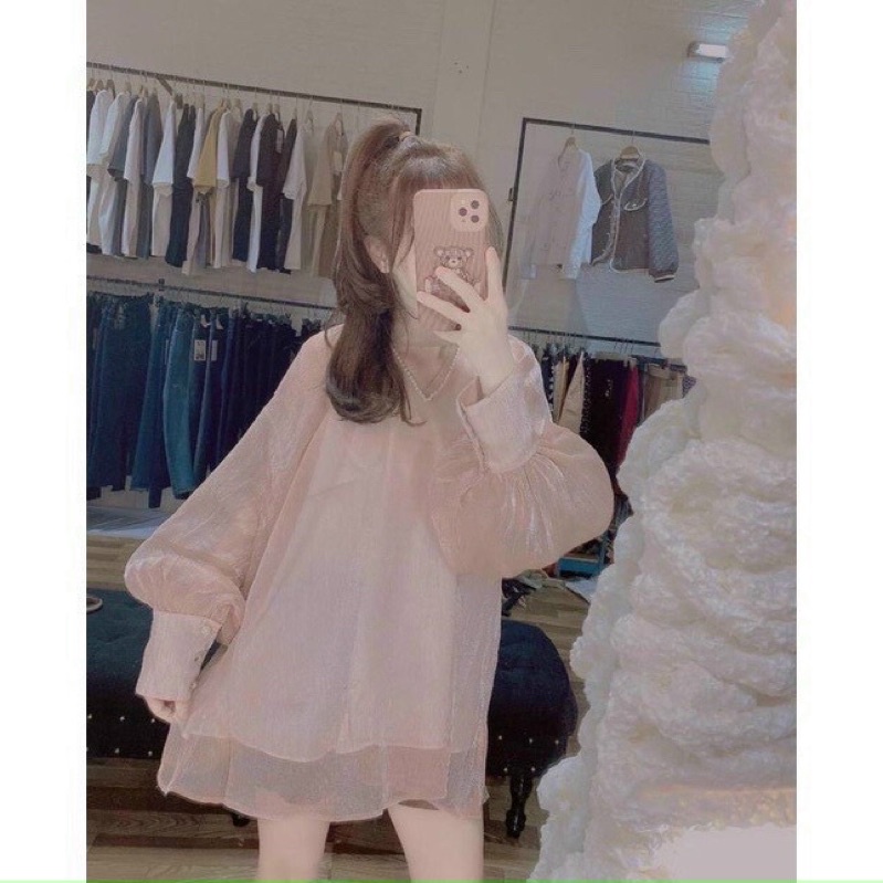 áo tơ nhũ cổ ngọc