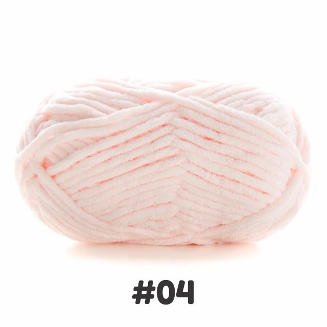 Len nhung Mèo sợi nhẹ mềm mịn không rụng lông cuộn 50gr