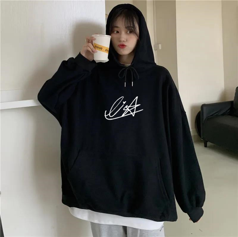 BLACKPINK同款卫衣连帽男女情侣装LISA朴彩英周边衣服长袖上衣潮