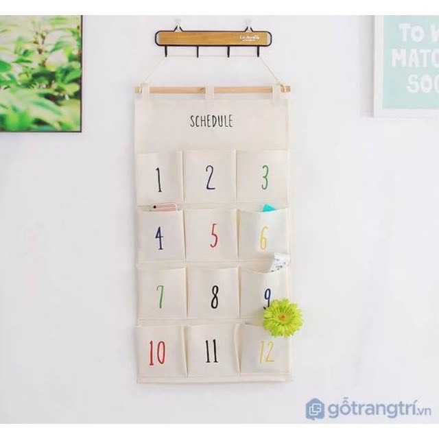 Túi vải treo tường