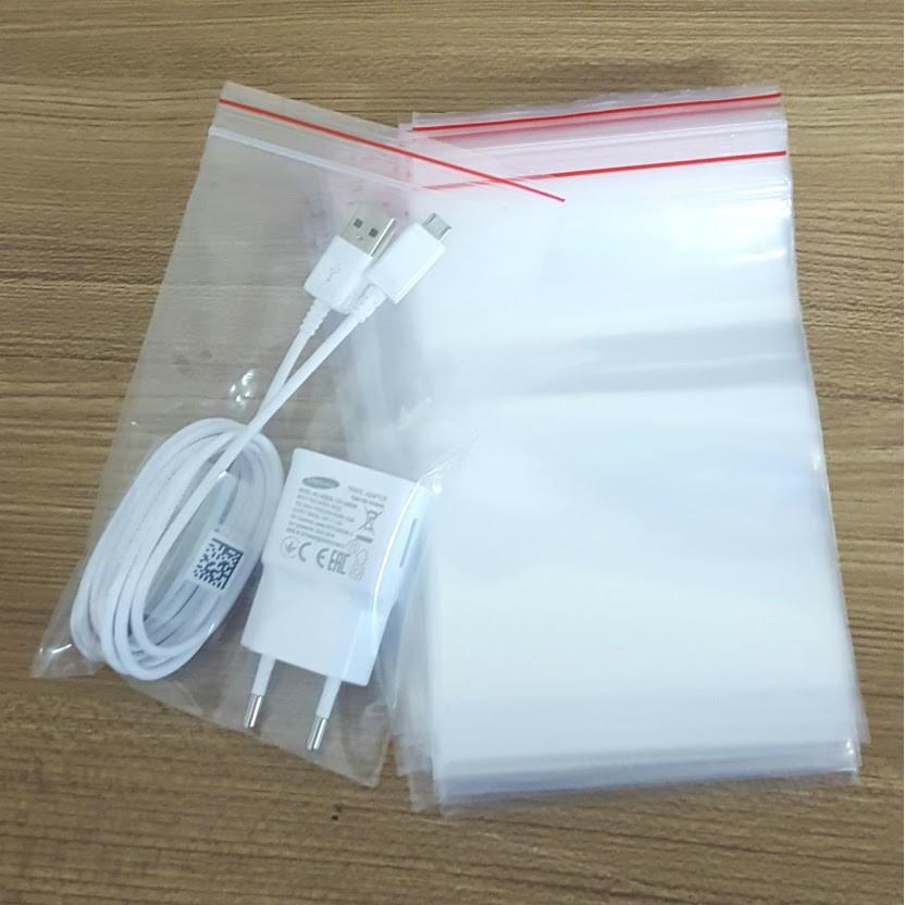 [HCM]1KG - SIZE 4X6 TÚI ZIPPER CHỈ ĐỎ