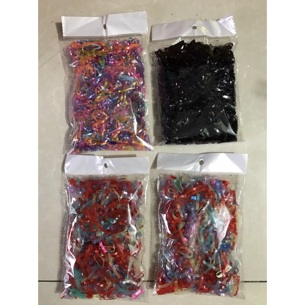 😍😍Thun cột tóc bịch 30 GRAM (MÀU NGẪU NHIÊN)