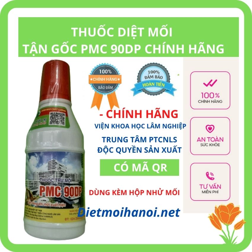 [Viện KH Lâm Nghiệp] Thuốc Diệt Mối Tận Gốc PMC 90DP Công Nghệ Sinh Học Chính Hãng - Chưa Bao Gồm Hộp Nhử Mối