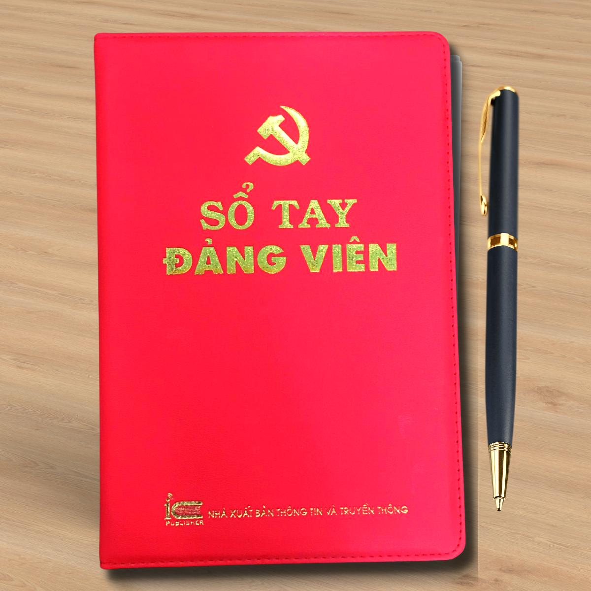 Sổ tay Đảng viên (Bìa da may viền)