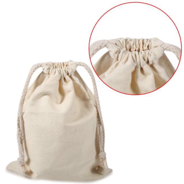 [HCM]Túi vải cotton mộc đựng đồ tiện ích (thực phẩm qùa tặng....)