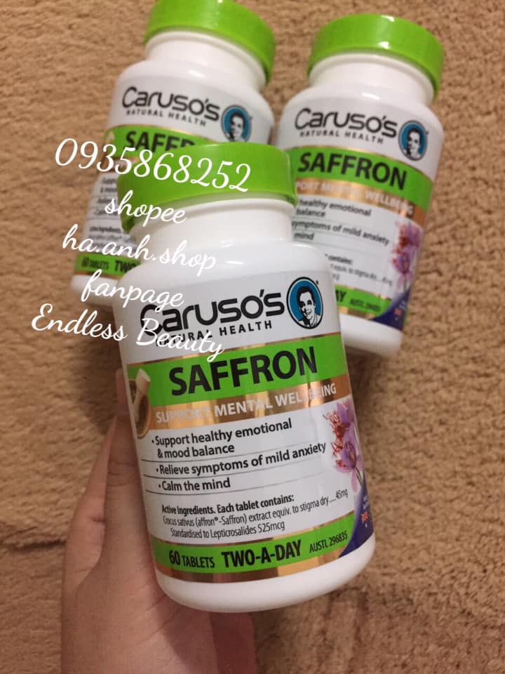 Saffron Carusos 60 viên