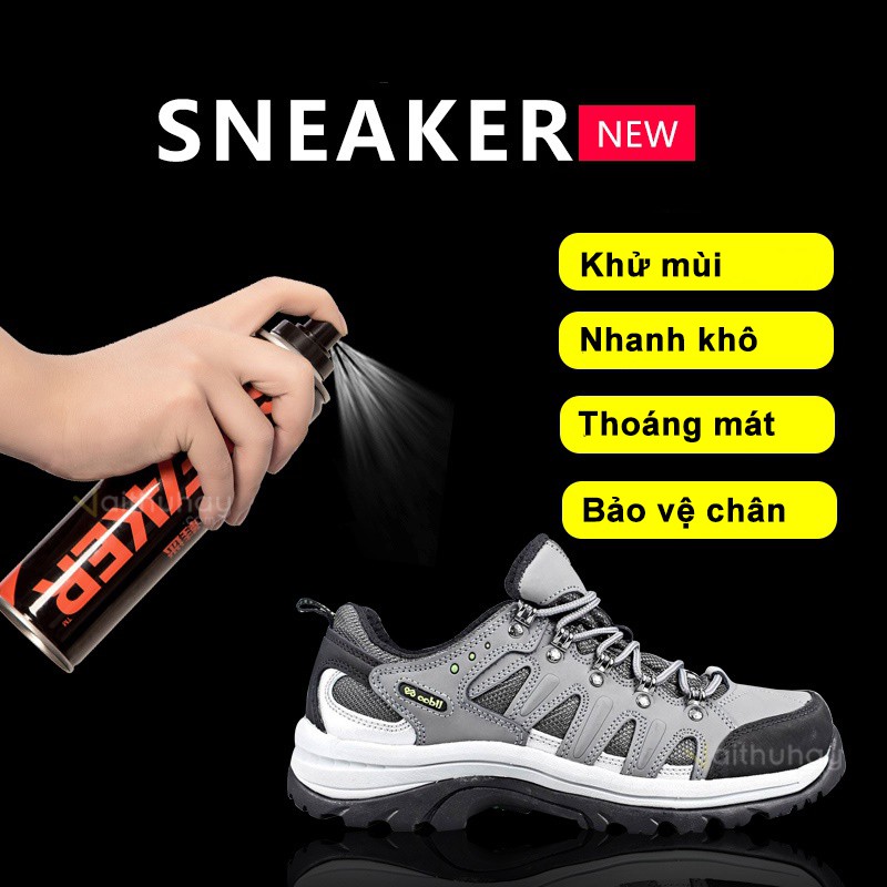 Bình xịt khử mùi giày, xịt khử mùi hôi chân giày dép Sneaker
