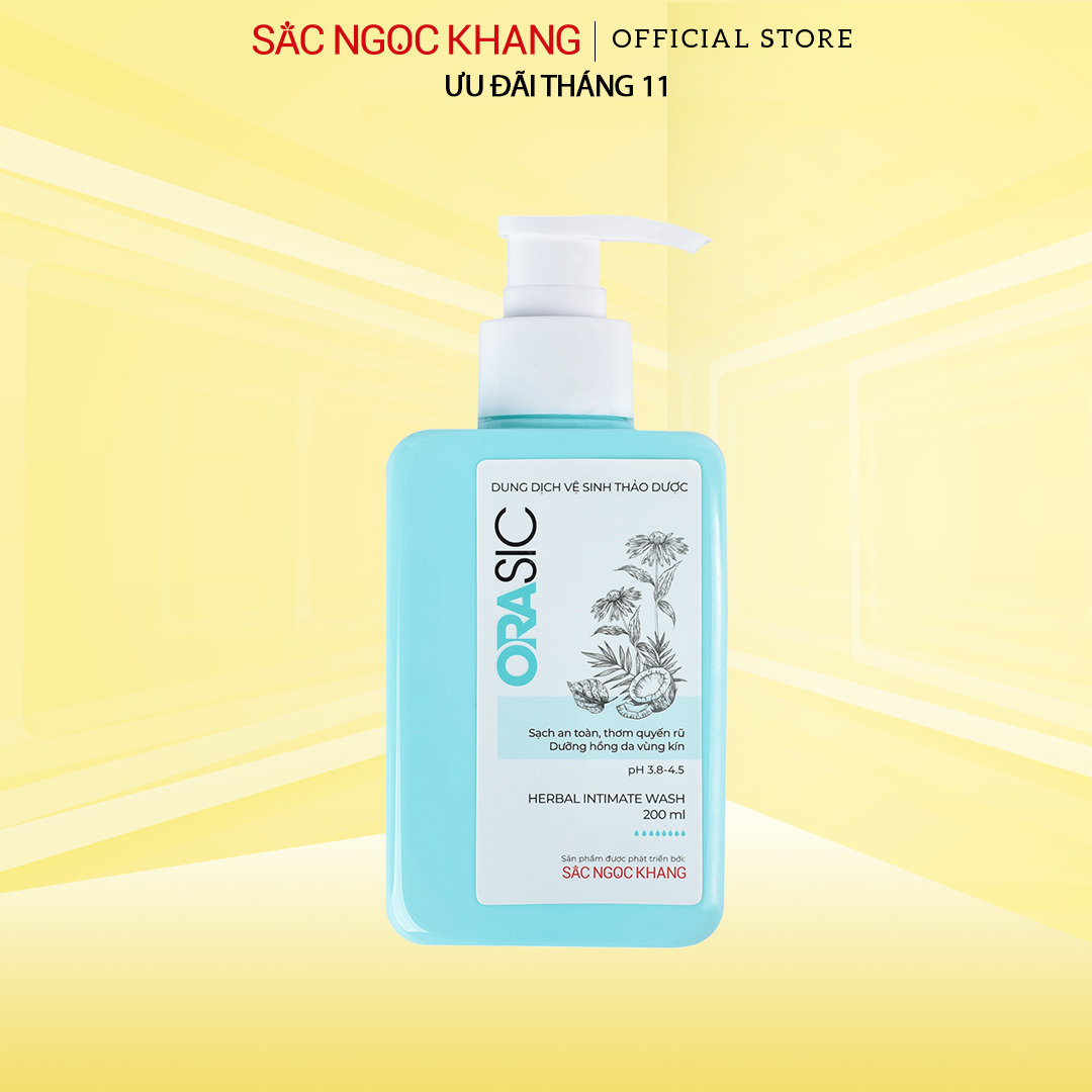 Dung dịch vệ sinh hằng ngày Orasic thảo dược - Hỗ trợ làm sạch, làm sáng, khử mùi