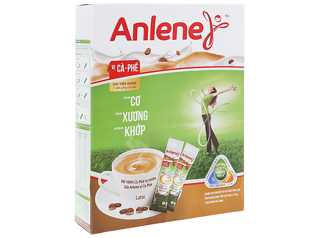 Sữa Bột Anlene Hương Cà Phê Hộp 280g
