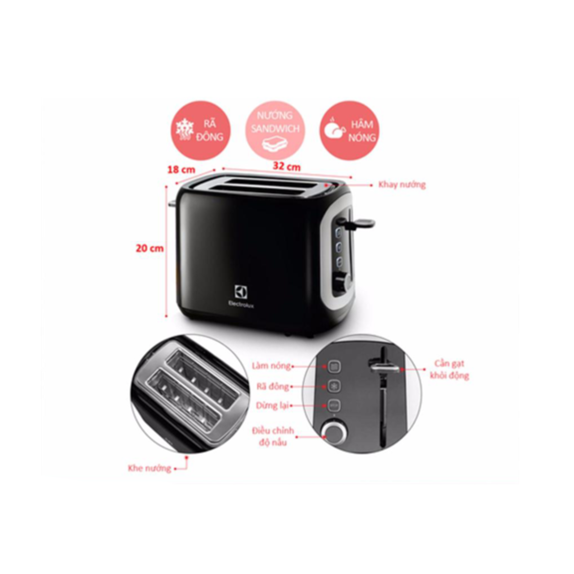 Lò nướng bánh mì ETS3505