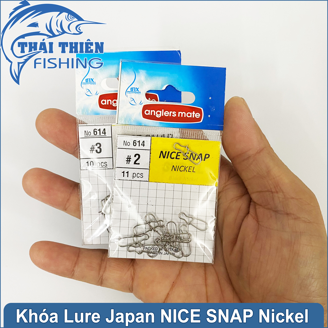 Khóa Lure Snap Japan Nice Snap Nickel