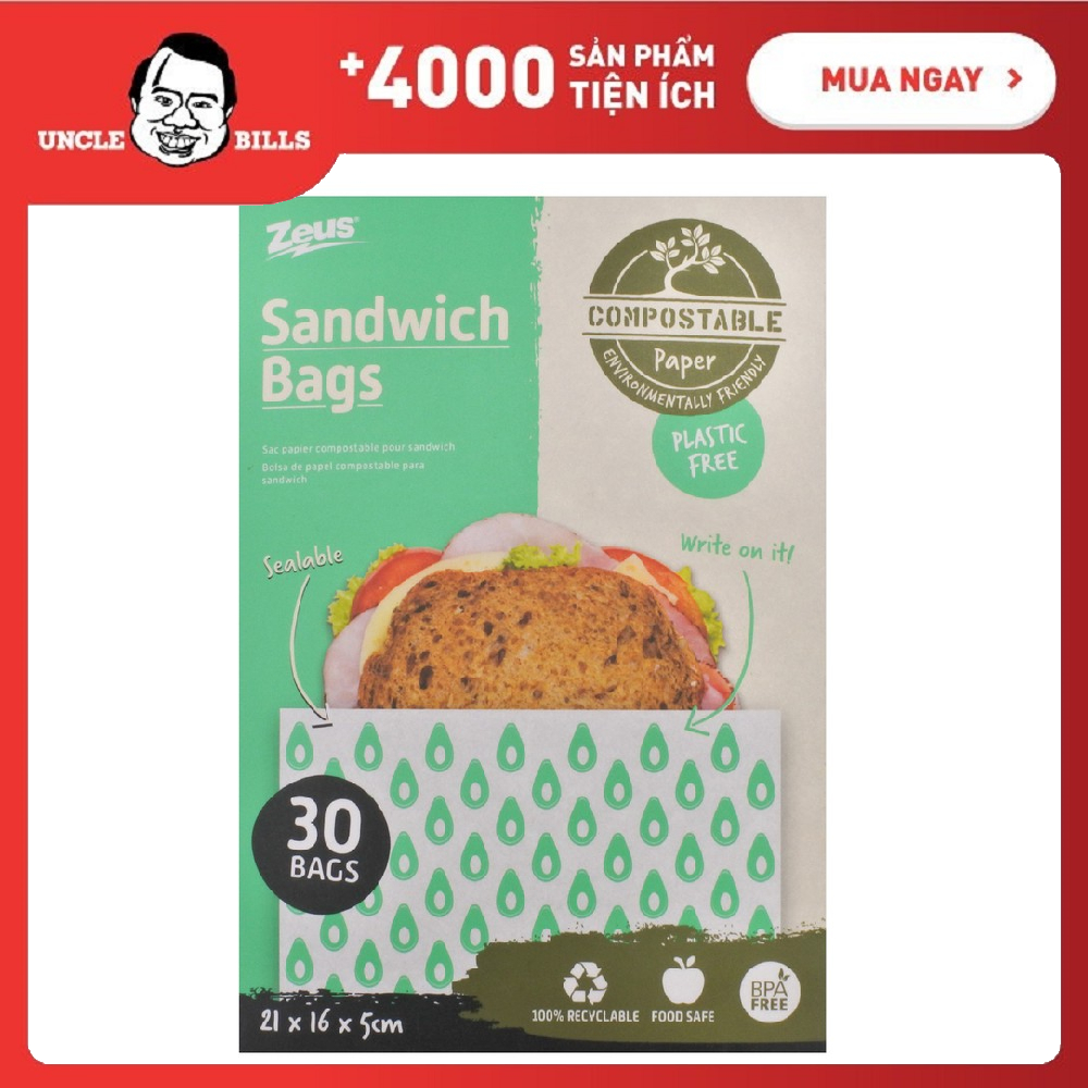 Túi bảo quản sandwich tự phân hủy UBL BC0559
