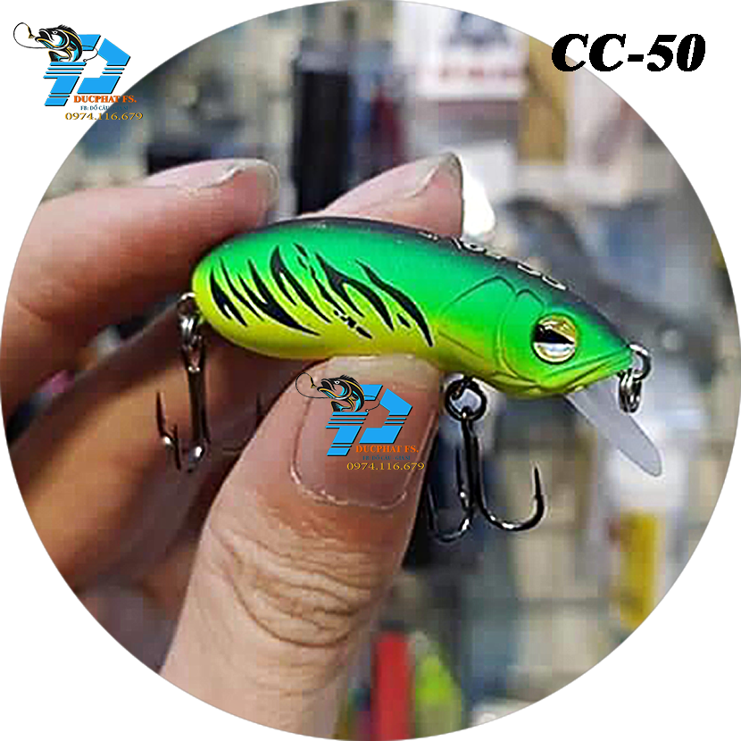 Mồi Giả lure CC50, Mồi lure cá chẽm , cá lóc