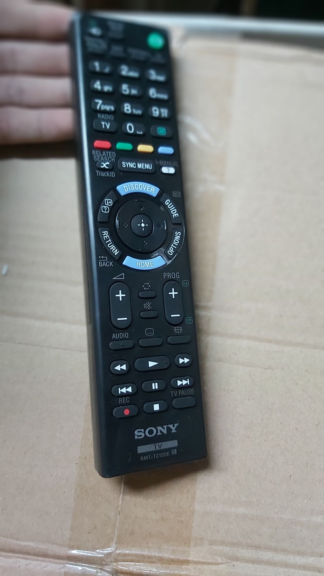 điều khiển sony tz120 zin