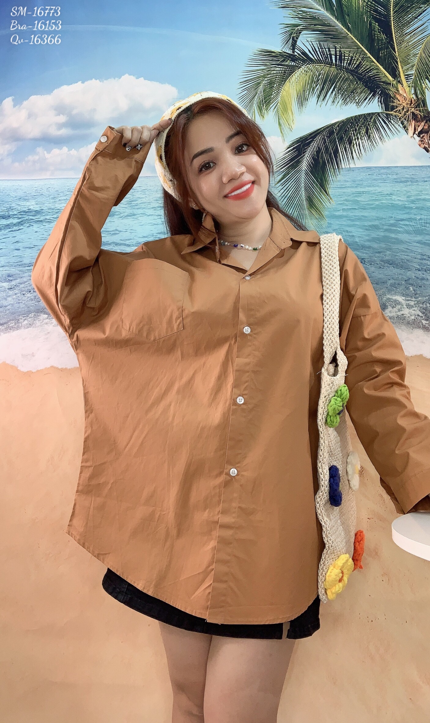 SALE SƠ MI BIGSIZE Oversize Màu trơn 16773