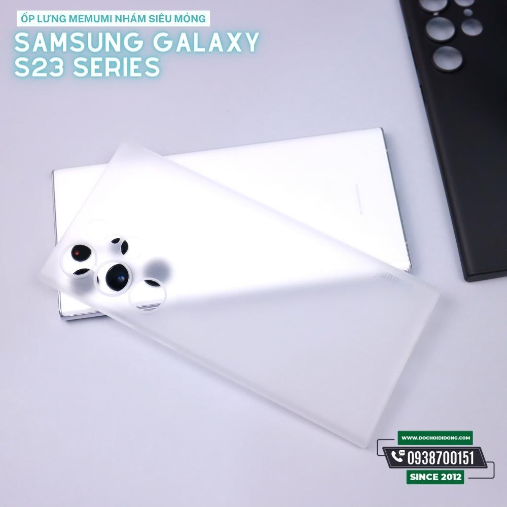 Ốp Lưng Samsung Galaxy S23/S23+/S23 Memumi Nhám Siêu Mỏng