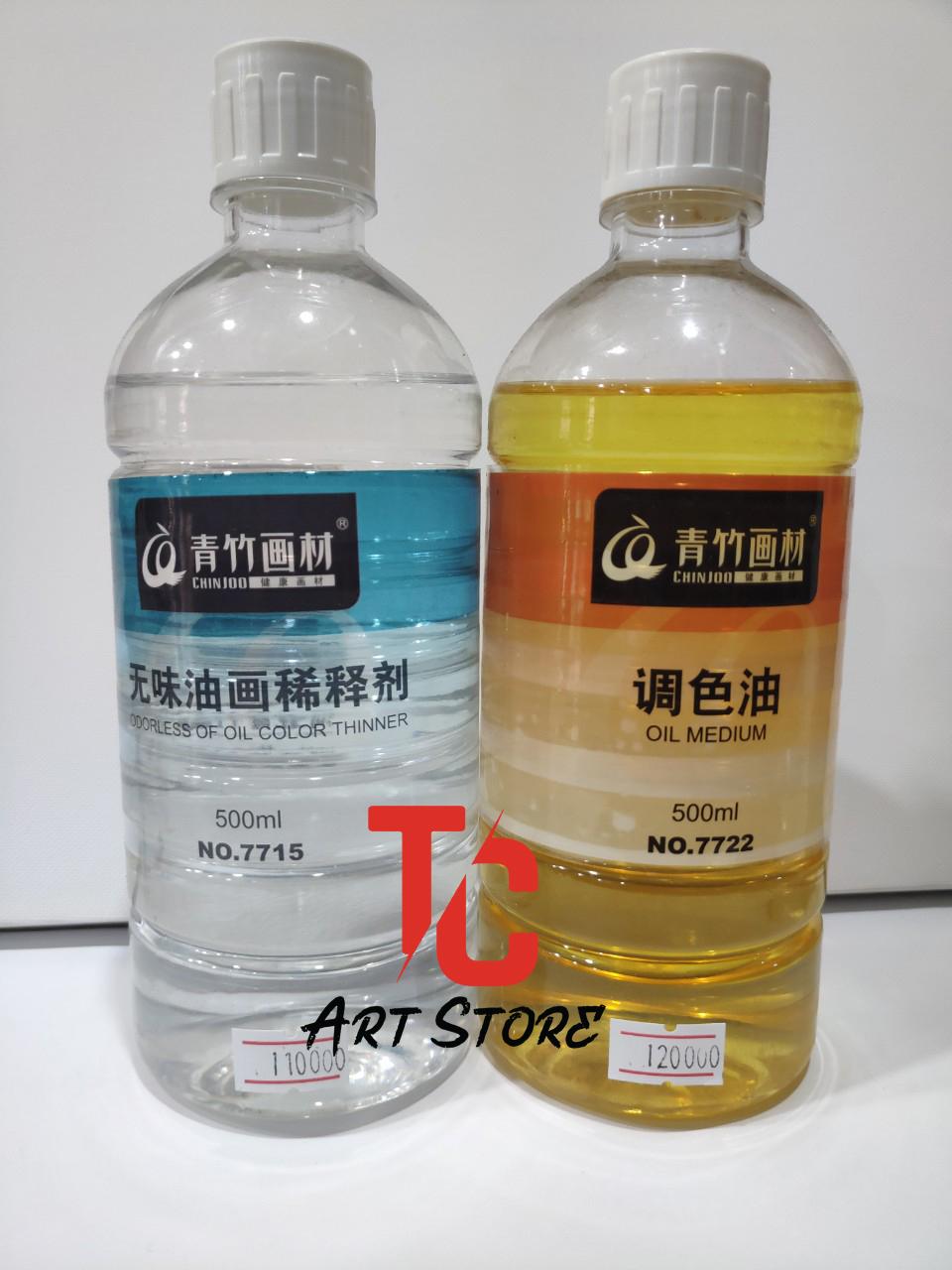 [HCM]Dung môi pha sơn dầu Dầu Thông Chinjoo Chai 500ml