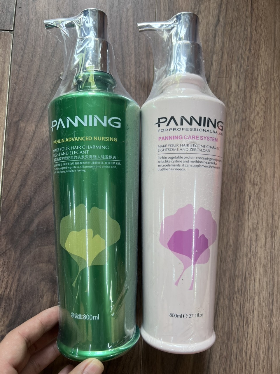 Cặp Dầu gội xả dưỡng tóc bóng mềm PANNING 800ml x2