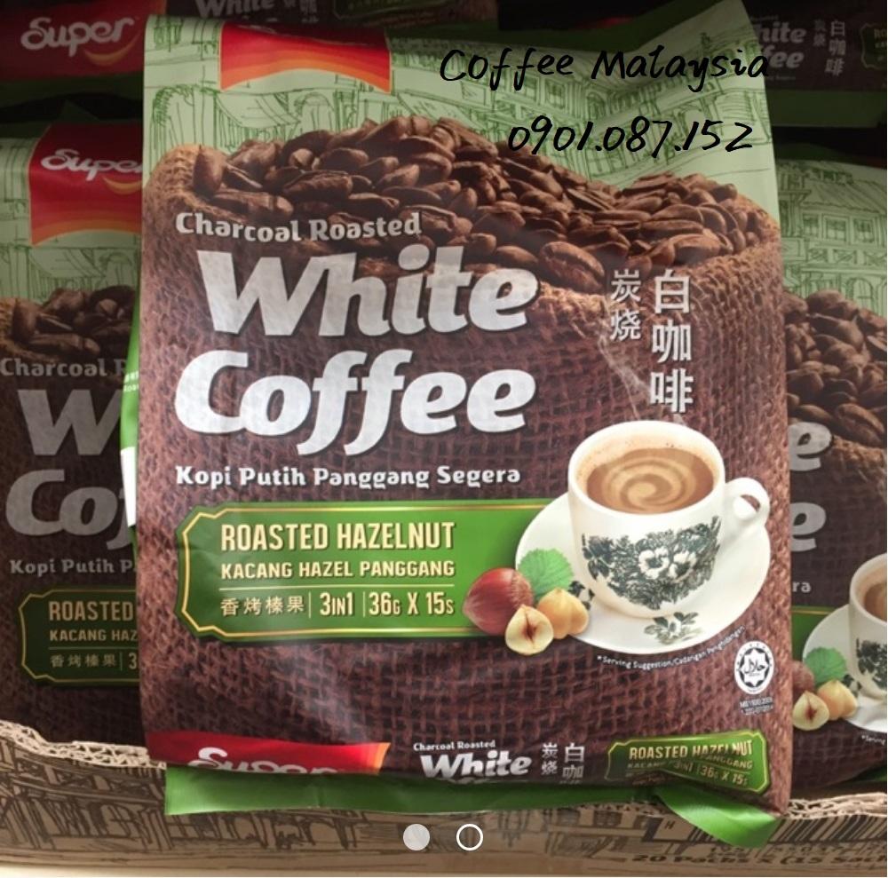 White Coffee Super Hazelnut - Cafe trắng vị hạt phỉ