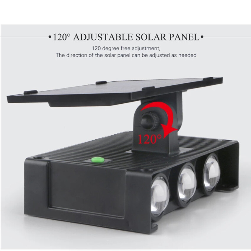 Vimite 4/6LED đèn ốp tường ngoài trời đèn cắm sân vườn năng mặt trời Ngoài trời Không Thấm Nước đèn cảm biến tự động sáng Năng lượng mặt trời Spotlight for House Balcony Courtyard Villa Landscape Lighting