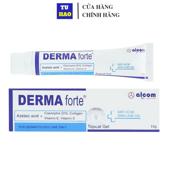 Gel Mờ Thâm Mụn Giảm Viêm Gamma Chemicals Derma Forte 15g nhập khẩu