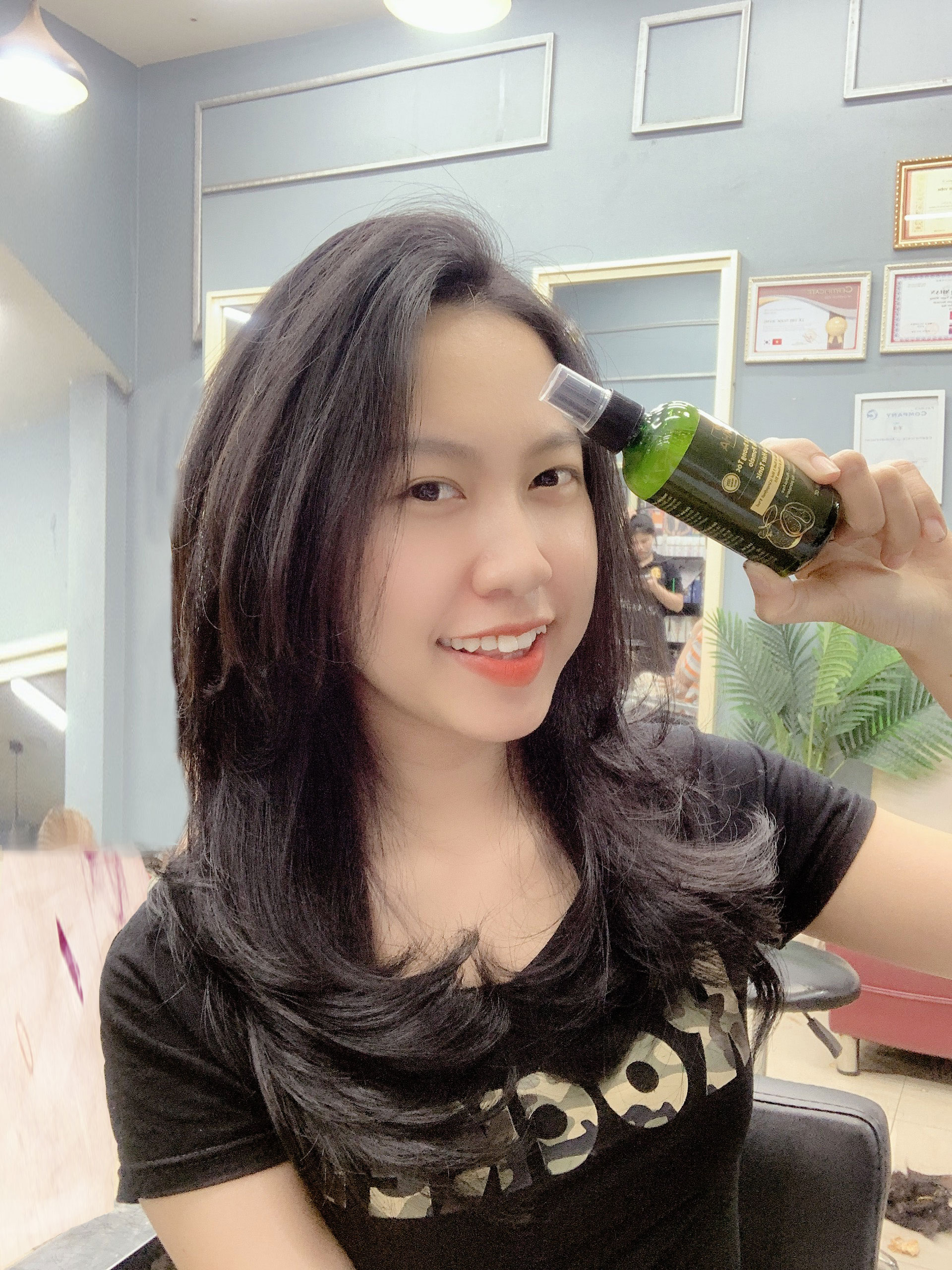 [HCM]Xịt mọc tóc tinh dầu bưởi Pomelo Tabaha 120ml giảm rụng tóc sau sinh