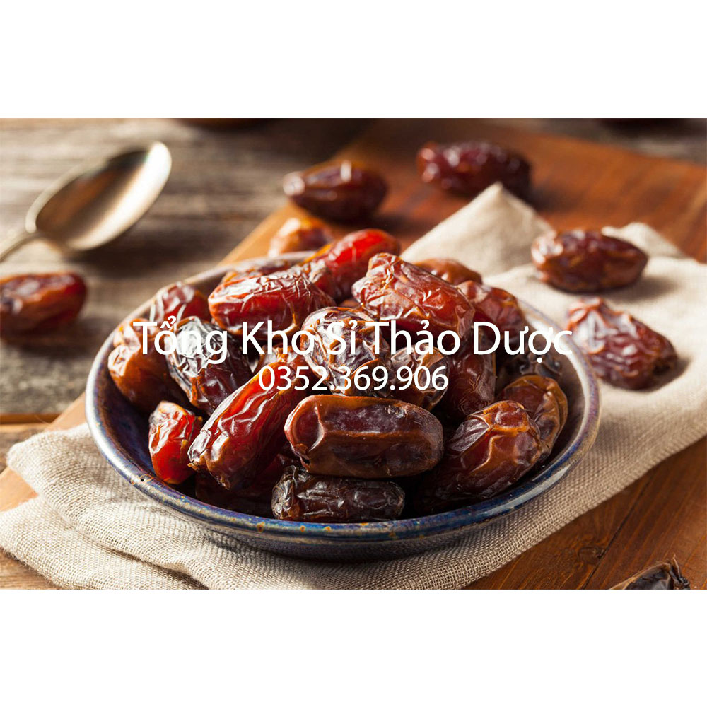 Chà là sấy dẻo không cuống 1kg (Đồ ăn eatclean, tạo vị ngọt tự nhiên cho sữa hạt)