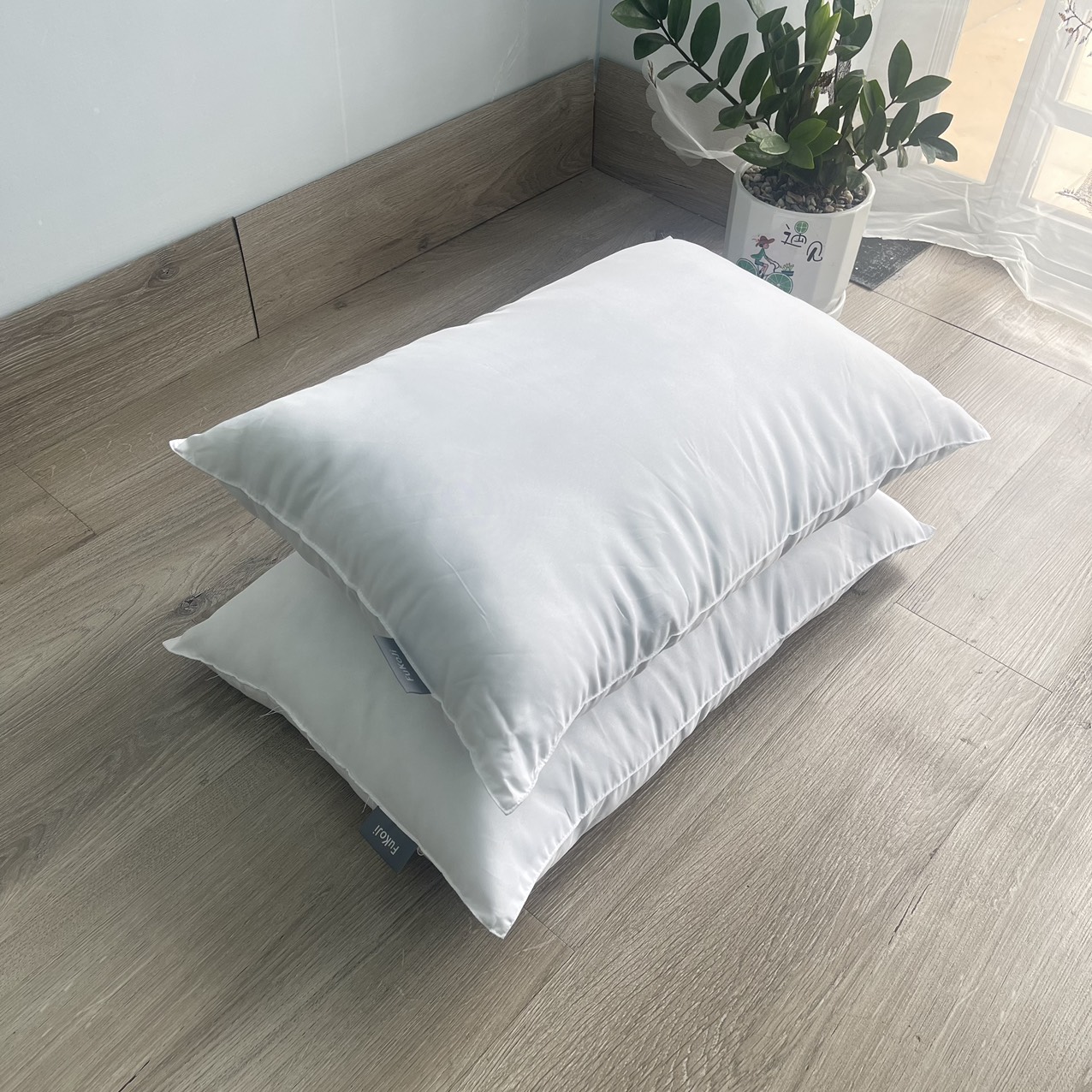 FUKOJI Combo 2 Gối Bông Sợi Microfiber Kích thước 45-65cm
