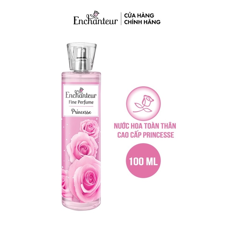 [Deal] Nước hoa toàn thân cao cấp Enchanteur hương Princess 100ml/chai (1 chai) nhập khẩu