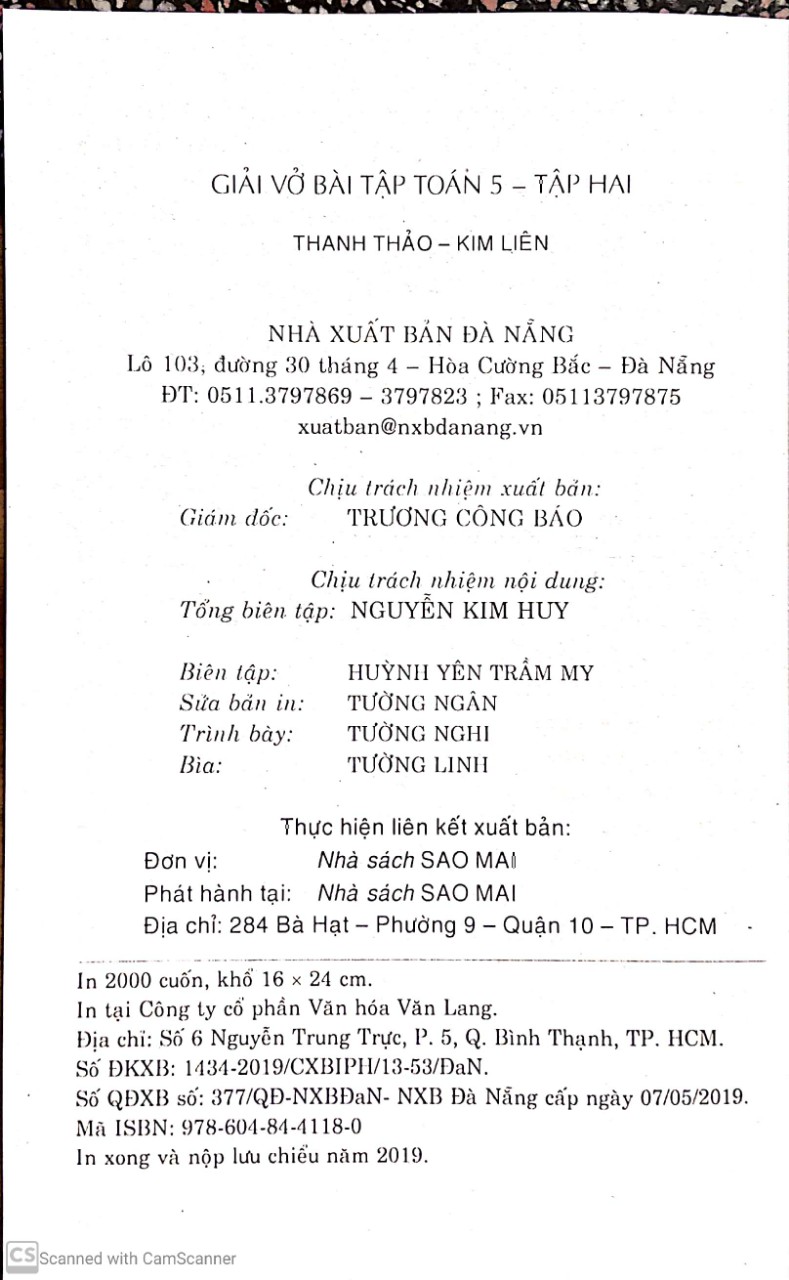 [HCM]Giải vở bài tập Toán 5/2