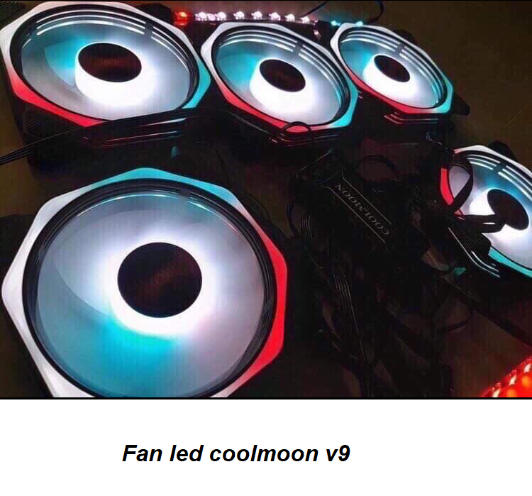 Fan led Coolmoon V9